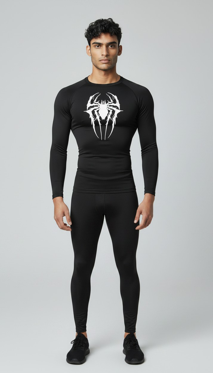 T Shirt compression  Elastic hommes