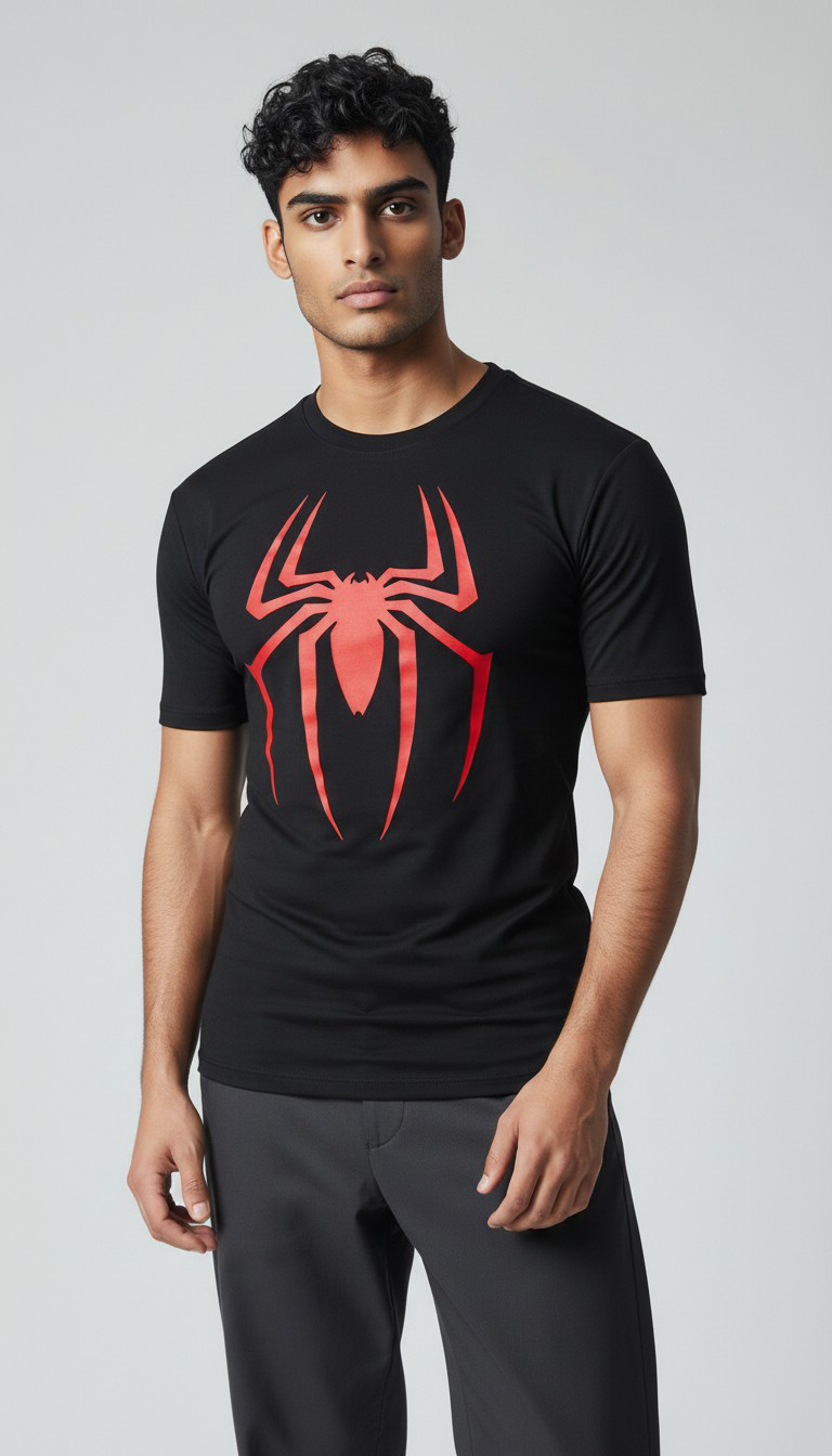 T-Shirt, Gym Running homme spider man